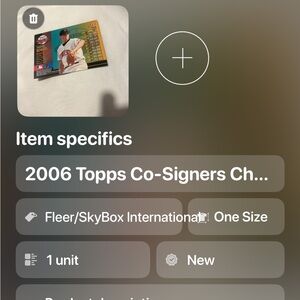 2006 Topps Co-Signers Card